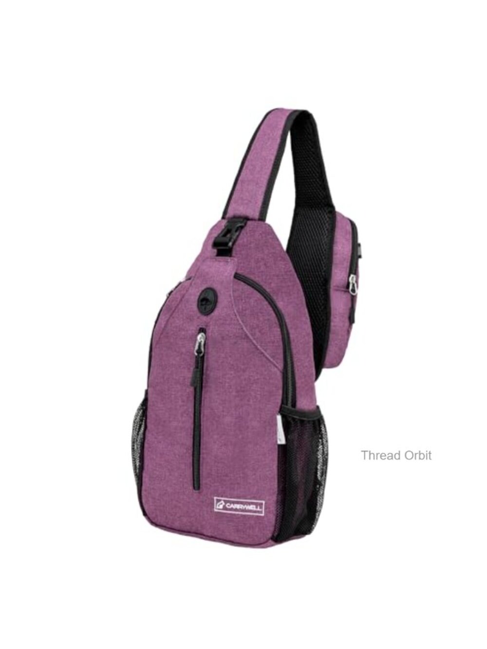 Carrywell Sling Pack Crossbody Small Daypack Travel Hiking Anti-Theft Chest Bag